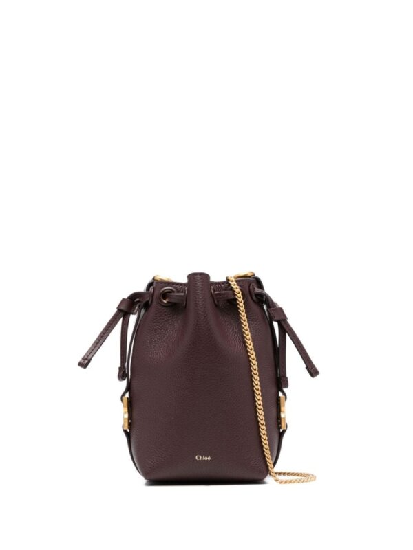 Chloé mini Marcie leather bucket bag