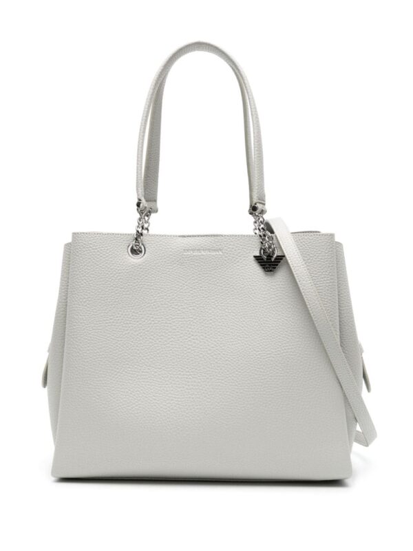 Emporio Armani Palmellato logo-charm tote bag