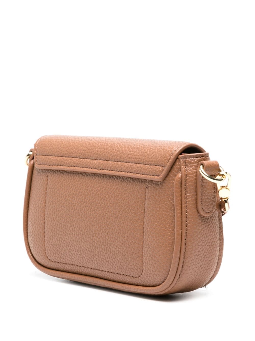 Emporio Armani logo-lettering pebbled crossbody bag - Image 3