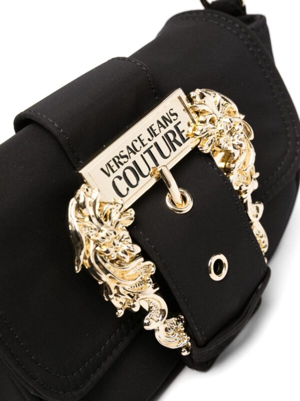 Versace Jeans Couture baroque-buckle mini bag - Image 4