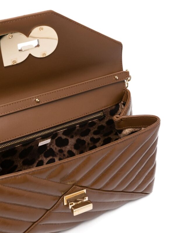 Dolce & Gabbana small Lop quilted leather crossbody bag - Image 5