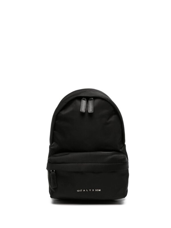 1017 ALYX 9SM logo-lettering leather backpack