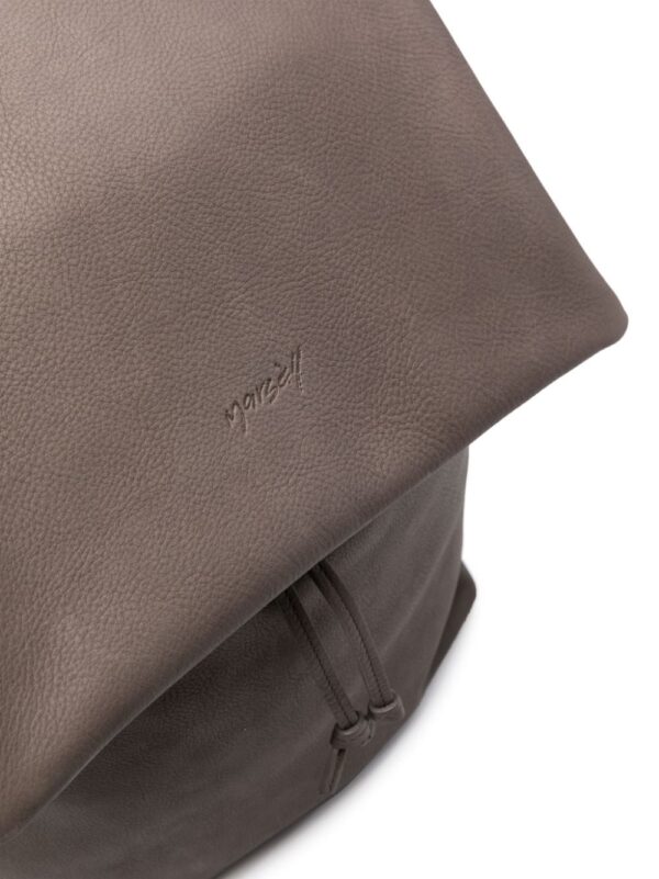 Marsèll logo-debossed leather backback - Image 4