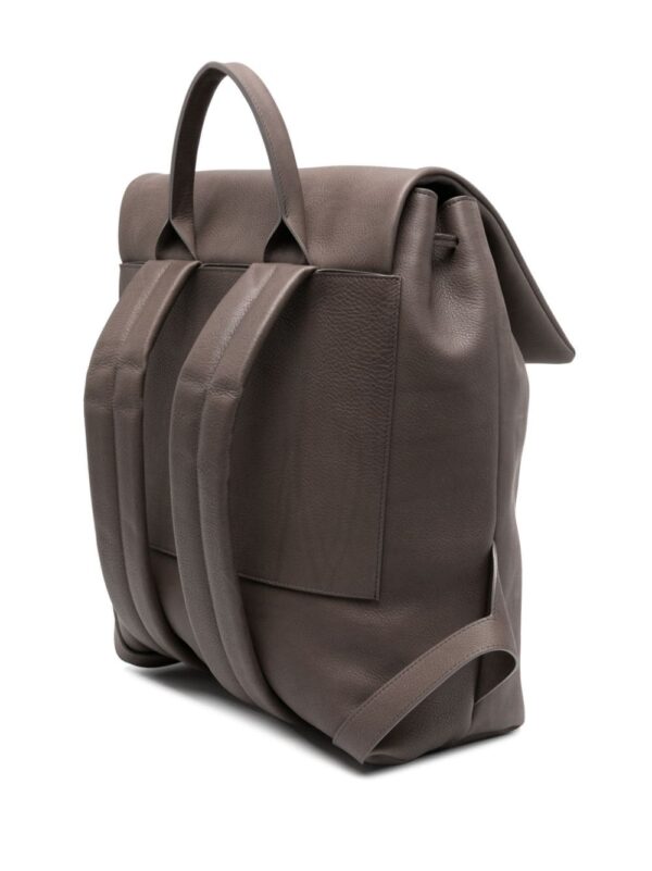 Marsèll logo-debossed leather backback - Image 3