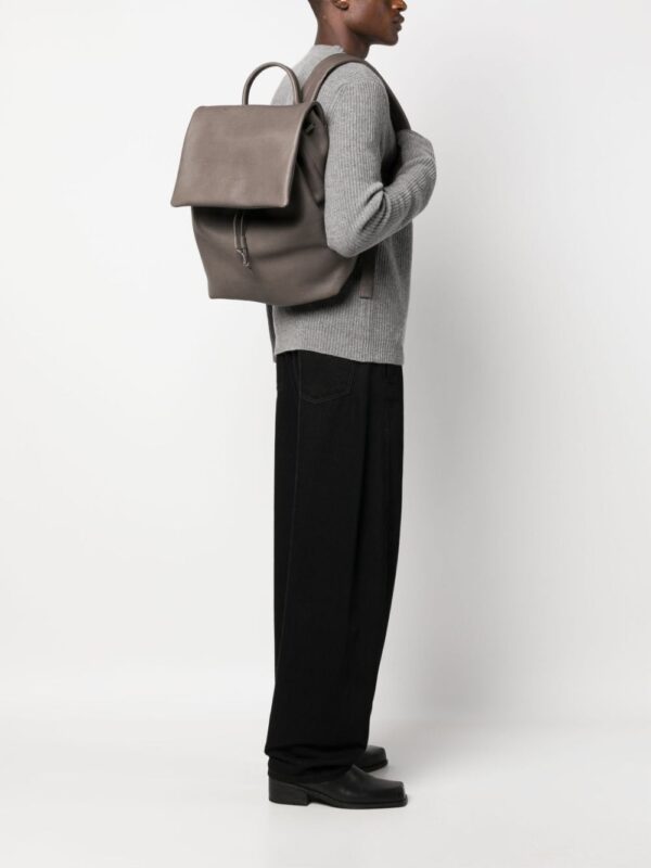 Marsèll logo-debossed leather backback - Image 2