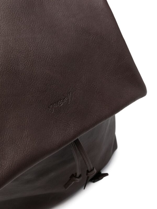 Marsèll logo-debossed leather backback - Image 4