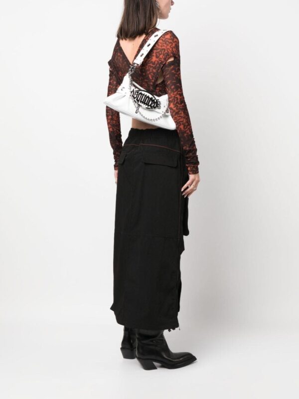 DSQUARED2 Gothic leather shoulder bag - Image 2