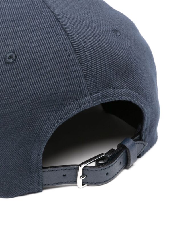 FENDI logo-plaque cotton baseball cap - Image 2