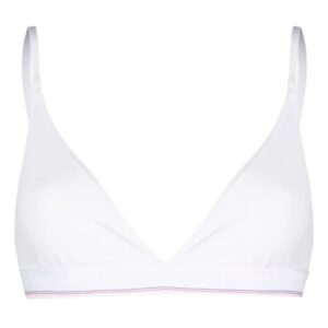 Alexander Wang logo-jacquard triangle bralette