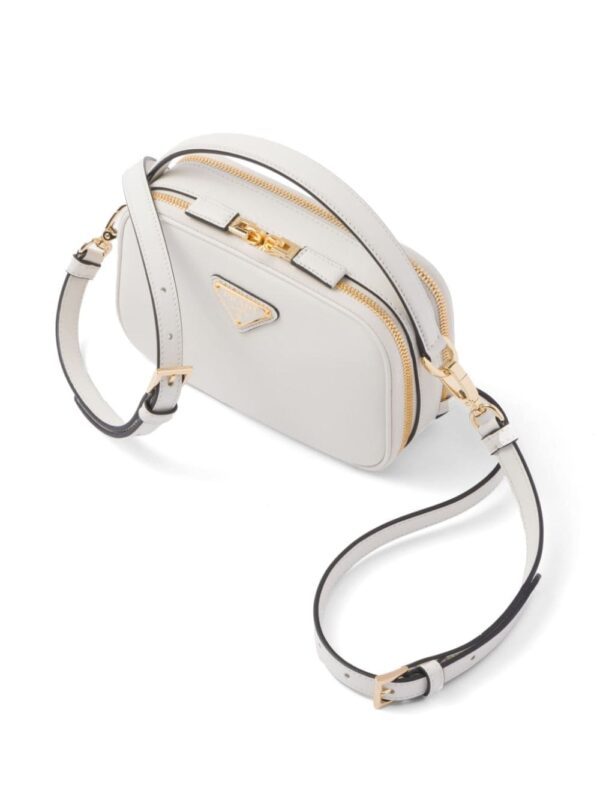 Prada triangle-logo leather shoulder bag - Image 5