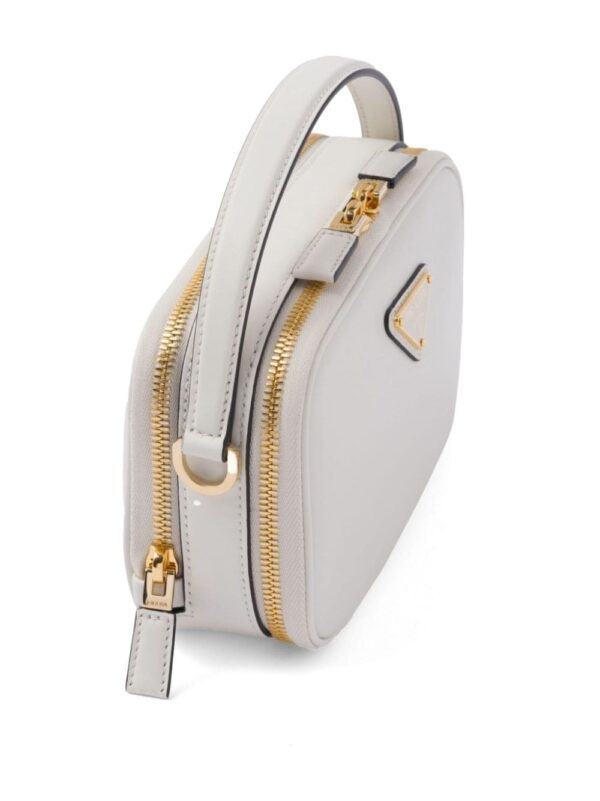 Prada triangle-logo leather shoulder bag - Image 4