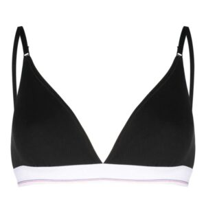 Alexander Wang logo-jacquard bralette
