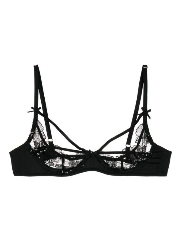 Fleur Du Mal  Magnolia lace bra