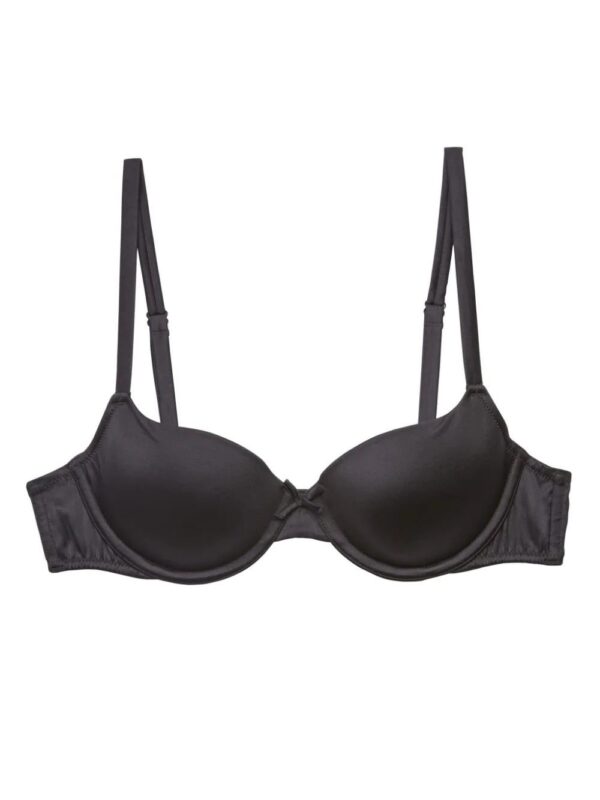 Fleur Du Mal  molded satin balconette bra