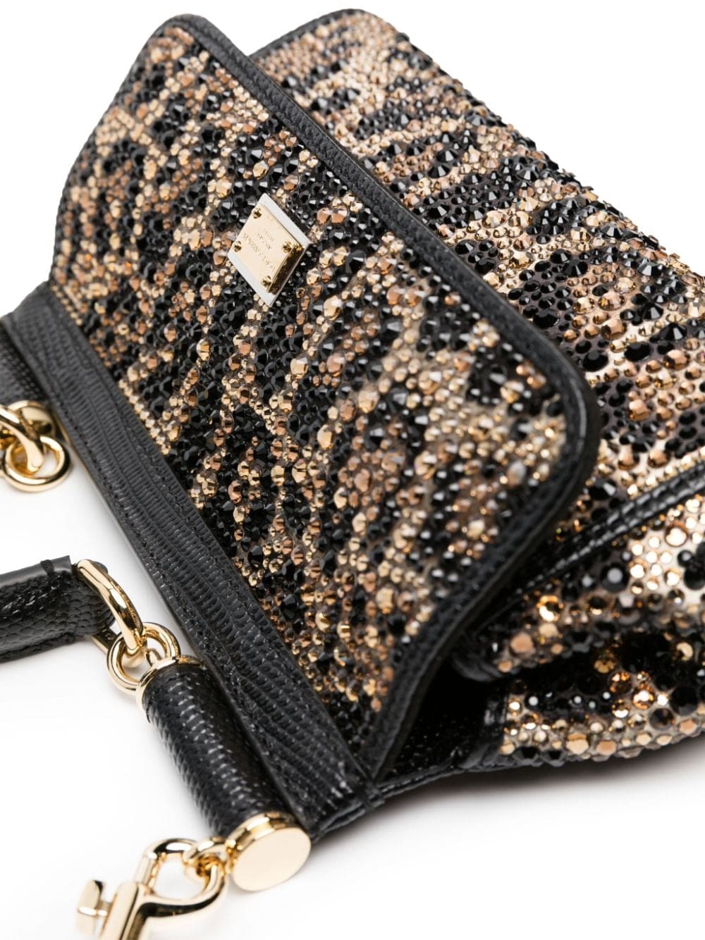 Dolce & Gabbana medium Sicily embellished leather bag - Image 4