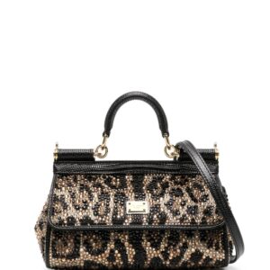Dolce & Gabbana medium Sicily embellished leather bag