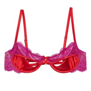 Fleur Du Mal  Naomi lace-detail balconette bra