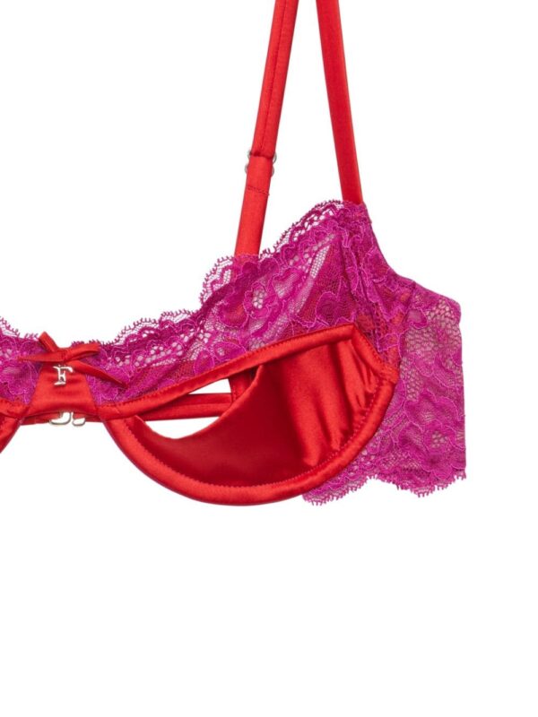 Fleur Du Mal  Naomi lace-detail balconette bra - Image 2