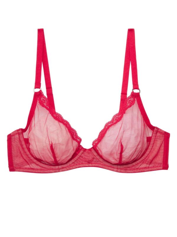 Fleur Du Mal  lace-detail underwire-cup bra