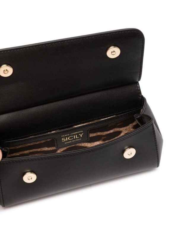Dolce & Gabbana small Sicily leather tote bag - Image 5