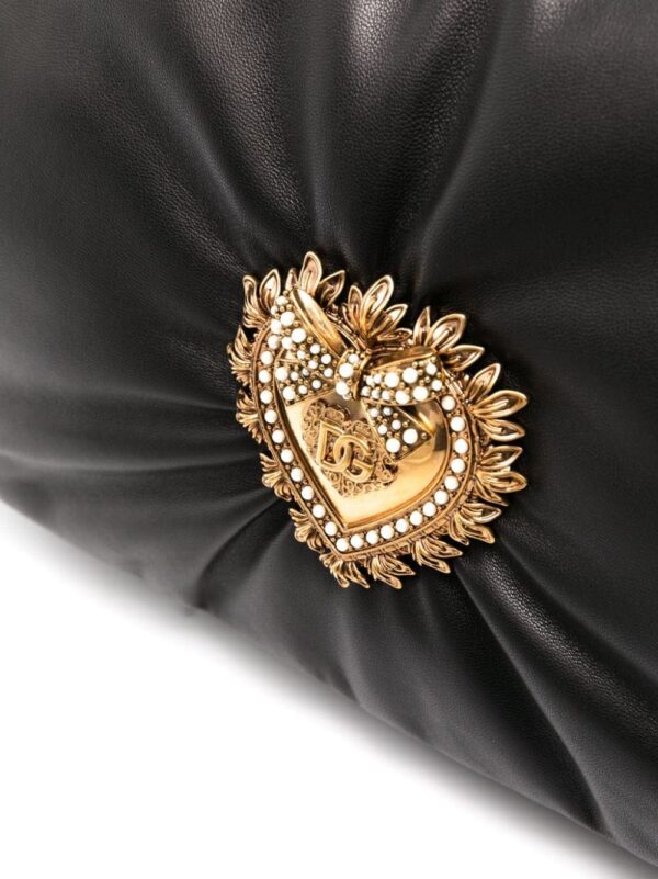 Dolce & Gabbana medium Devotion Soft leather shoulder bag - Image 4
