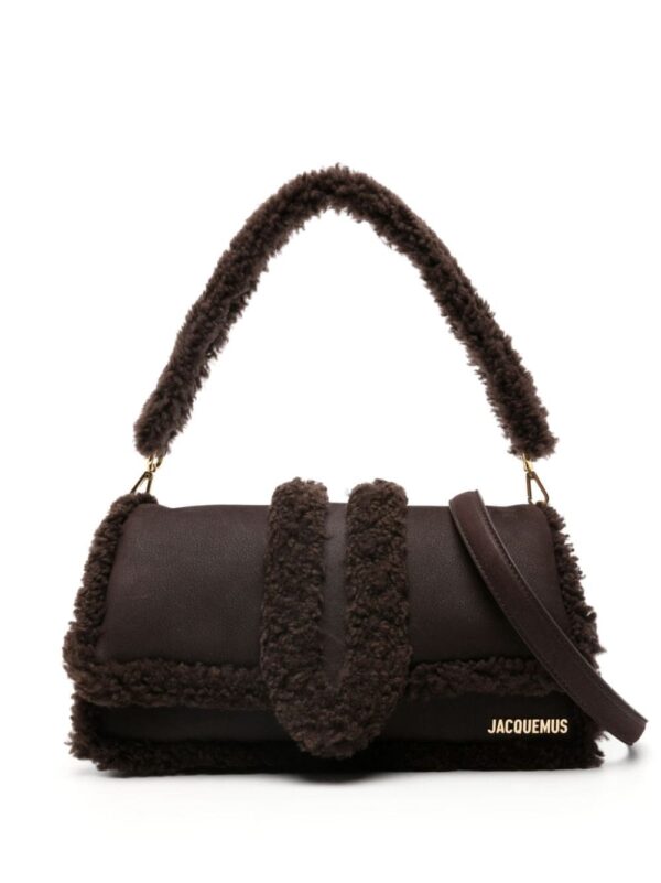 Jacquemus Le Bambimou Doux shearling shoulder bag