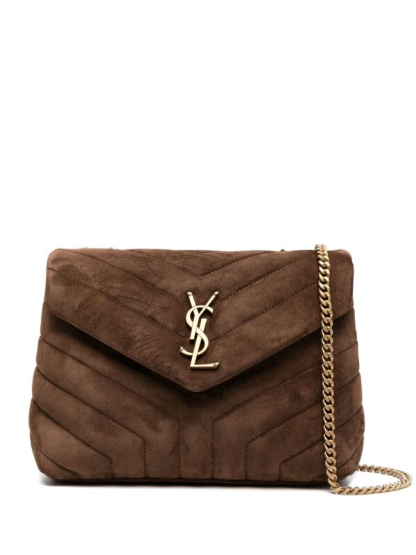 Saint Laurent small Loulou suede shoulder bag