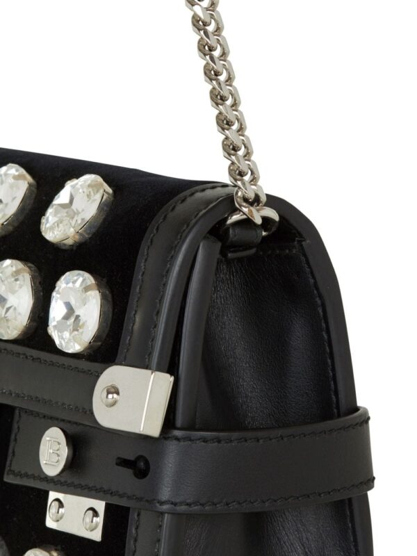 Balmain B-Buzz 23 embellished clutch bag - Image 5