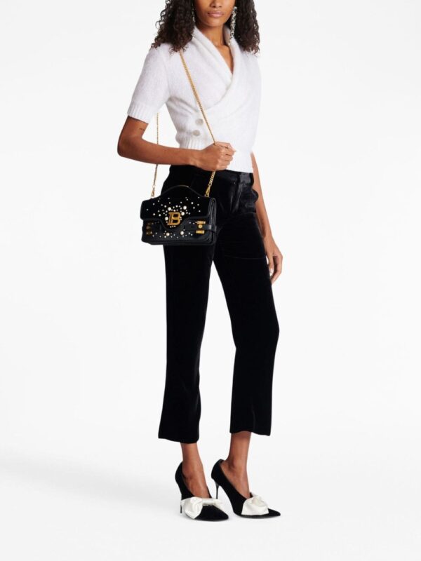 Balmain B-Buzz 24 embellished shoulder bag - Image 2