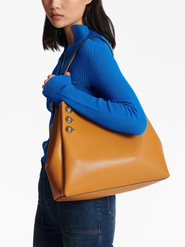 Balmain polished-finish tote bag - Image 3