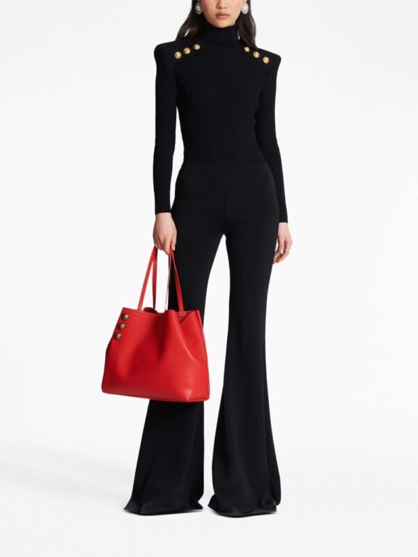 Balmain Emblème leather tote bag - Image 2
