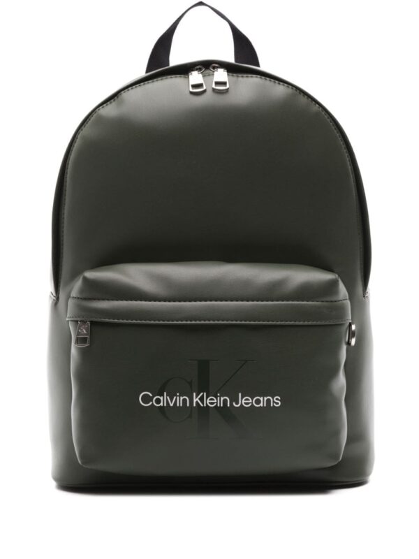 Calvin Klein Jeans logo-print smooth-texture backpack
