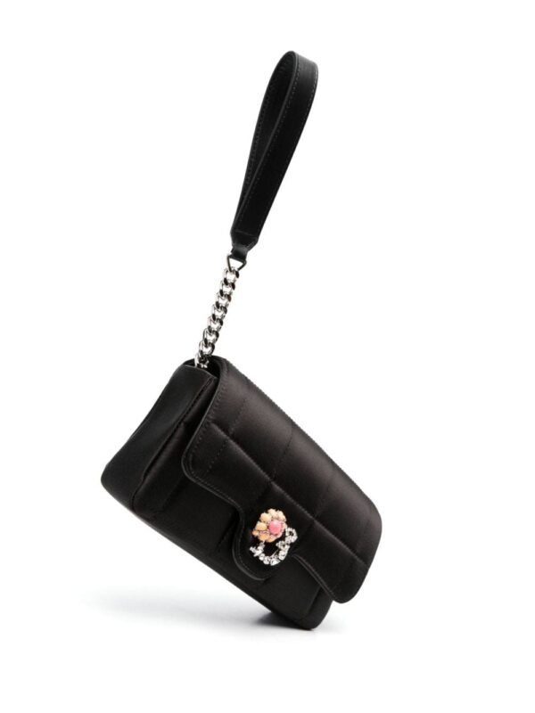 DSQUARED2 D2 Statement quilted clutch bag - Image 4