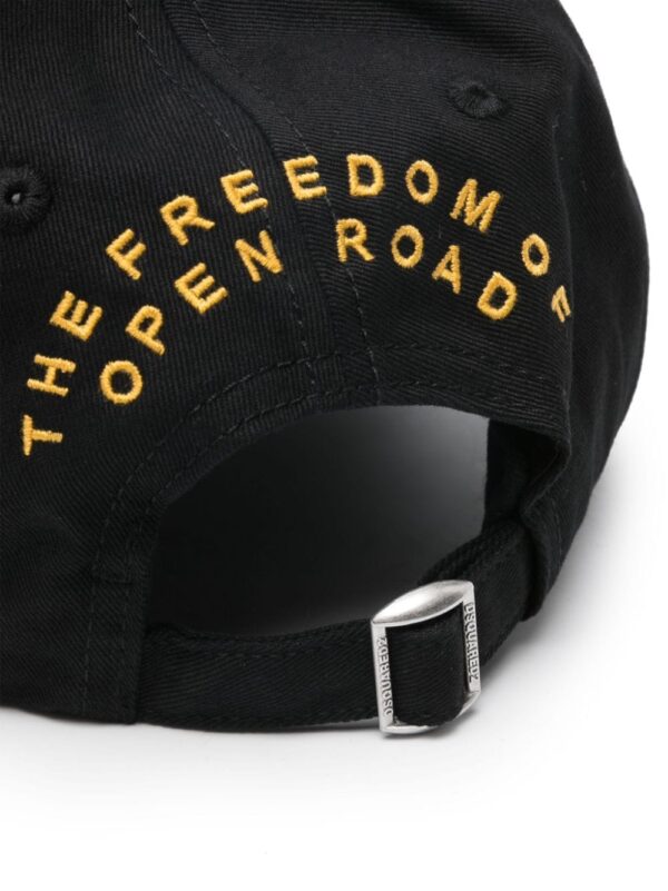 DSQUARED2 logo-patch cotton baseball cap - Image 2