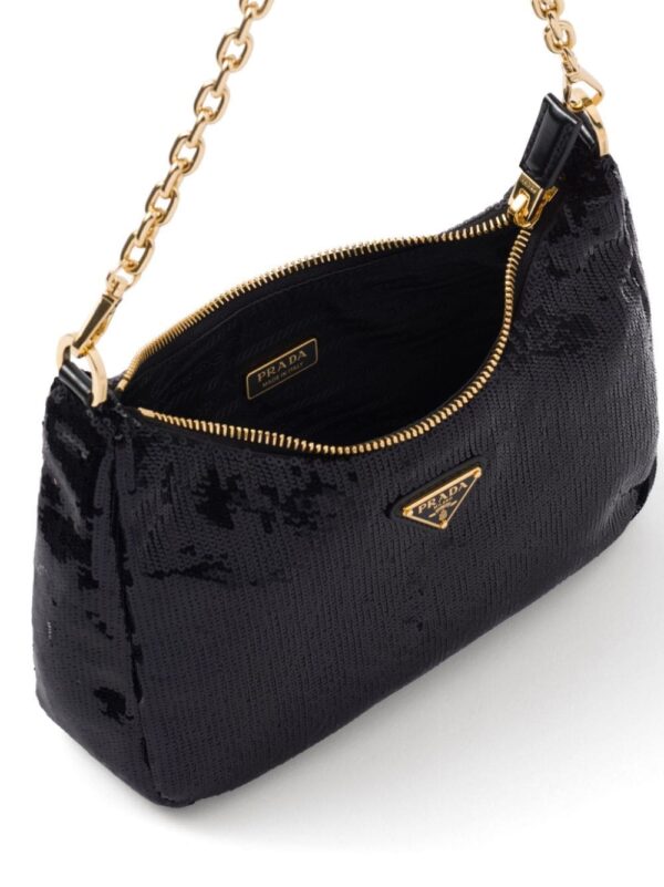 Prada Re-Nylon sequinned mini bag - Image 5