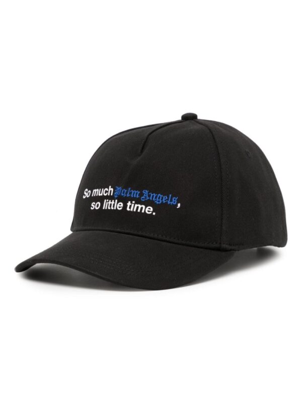 Palm Angels Hippie logo-embroidered cap