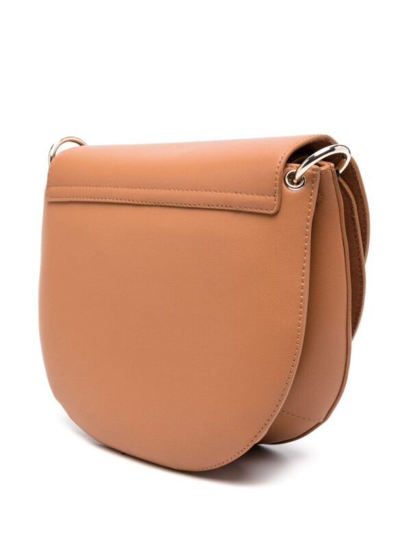 DKNY logo-lettering leather crossbody bag - Image 3