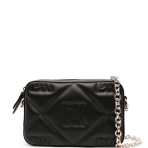 DKNY diamond-quilted leather crossbody bag