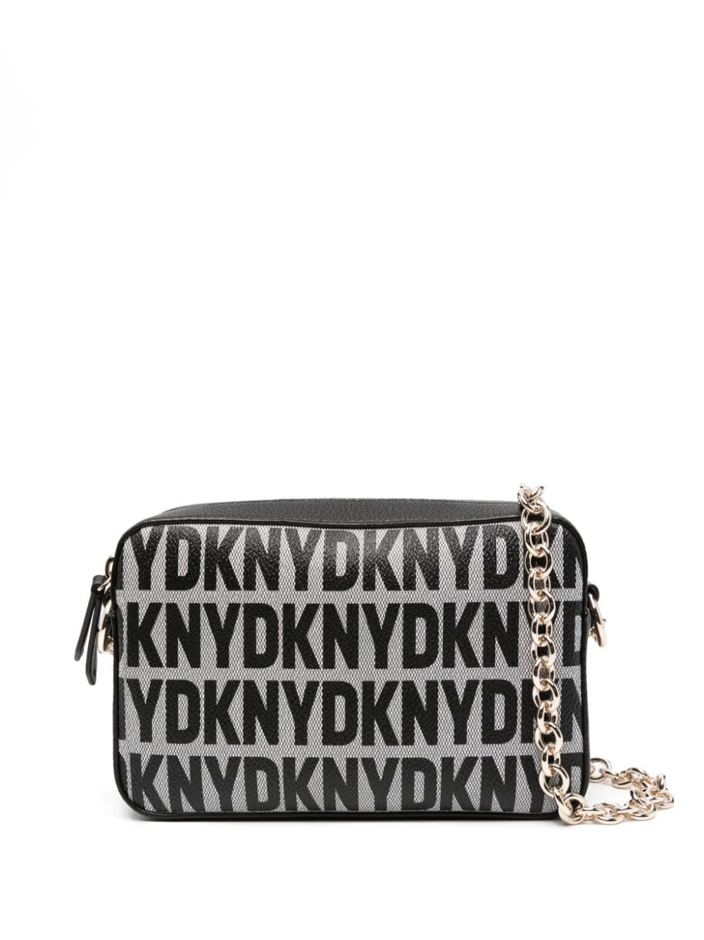DKNY Sara logo-print leather crossbody bag