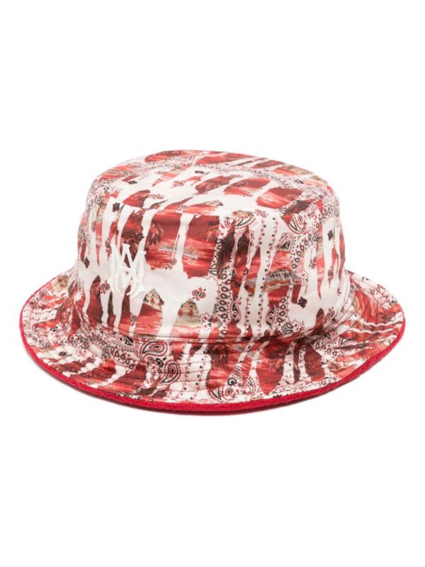 AMIRI logo-embroidered reversible bucket hat