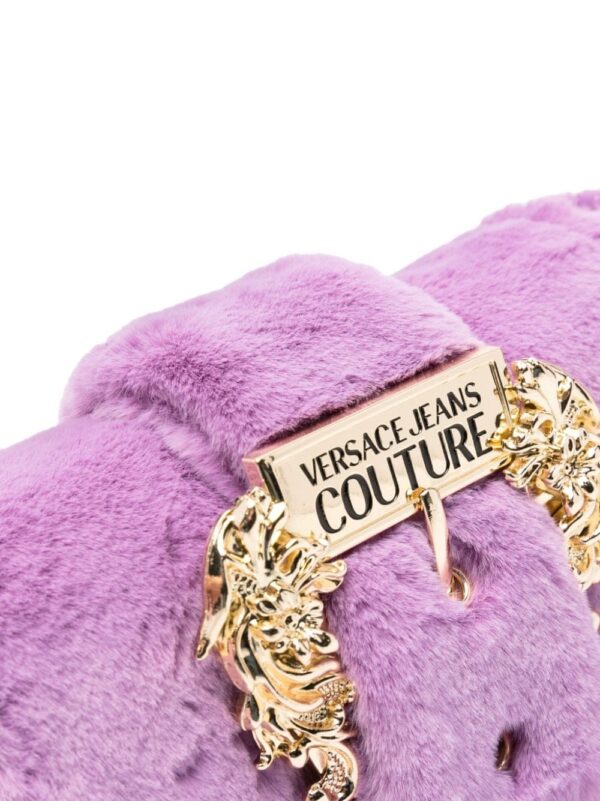 Versace Jeans Couture Couture 1 faux-fur shoulder bag - Image 4