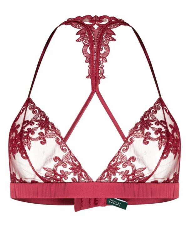 Fleur Of England  Gisele Boudoir floral-lace bra