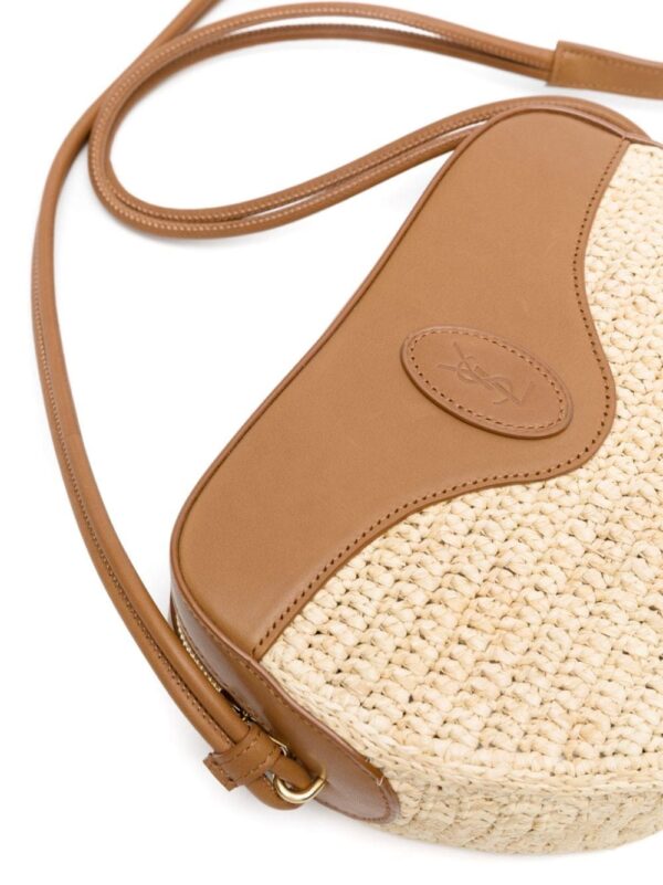 Saint Laurent Le Coeur raffia crossbody bag - Image 5