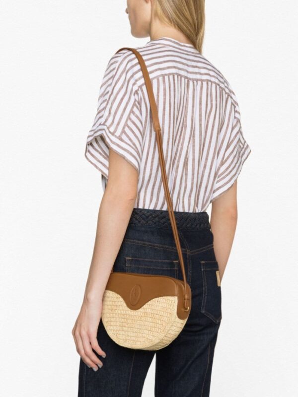 Saint Laurent Le Coeur raffia crossbody bag - Image 3