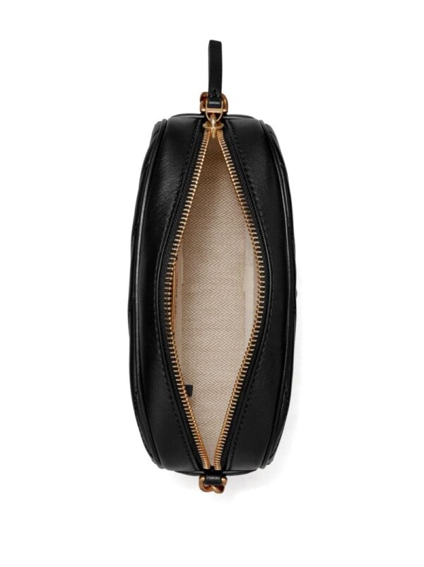 Tory Burch logo-plaque quilted crossbody bag - Image 5