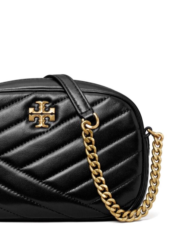 Tory Burch logo-plaque quilted crossbody bag - Image 4