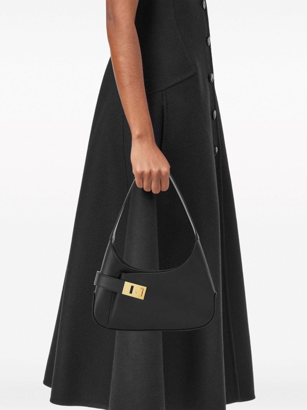 Ferragamo medium Hobo leather shoulder bag - Image 2