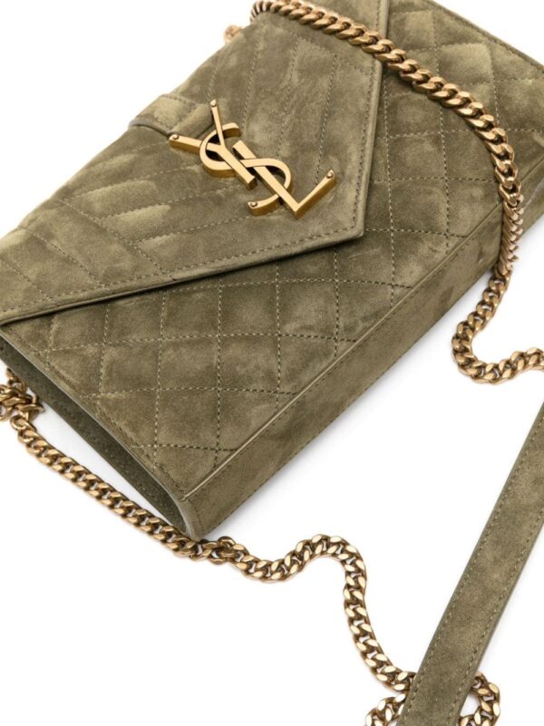 Saint Laurent Envelope quilted shoulder bag - Image 4