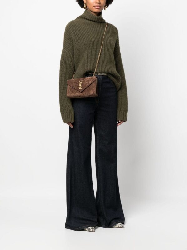 Saint Laurent Envelope quilted shoulder bag - Image 2