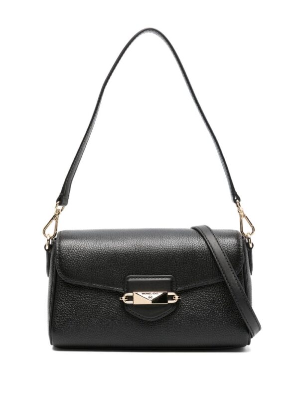 Michael Michael Kors Fleur logo-engraved leather shoulder bag
